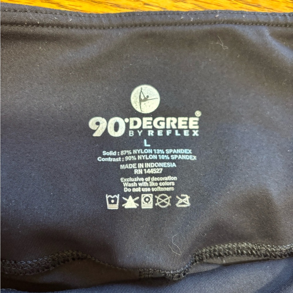90 degree biking shorts size large lot of 3 pair - Picture 4 of 8